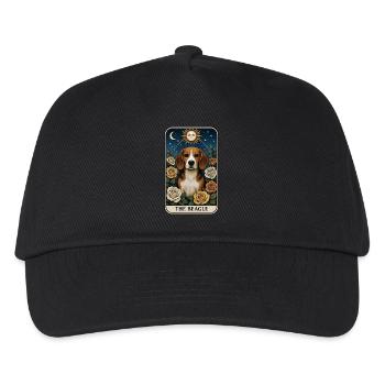 Beagle - Kinder Basecap - Schwarz - Vorne