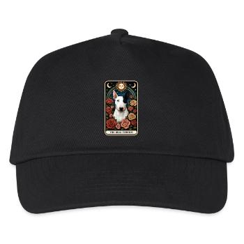 Bullterrier - Kinder Basecap - Schwarz - Vorne