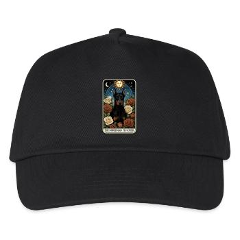Dobermann - Kinder Basecap - Schwarz - Vorne
