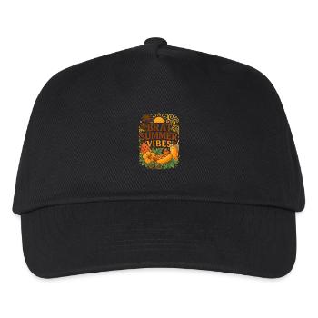 Brat Summer Vibes - Retro Aesthetic Meets Gen Z - Kids’ Baseball Cap - black - Front