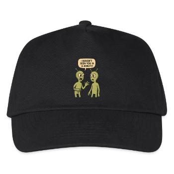 I haven't seen you in a minute (Aliens) - Kids’ Baseball Cap - black - Front