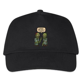I haven't seen you in a minute (Zombies) - Kids’ Baseball Cap - black - Front