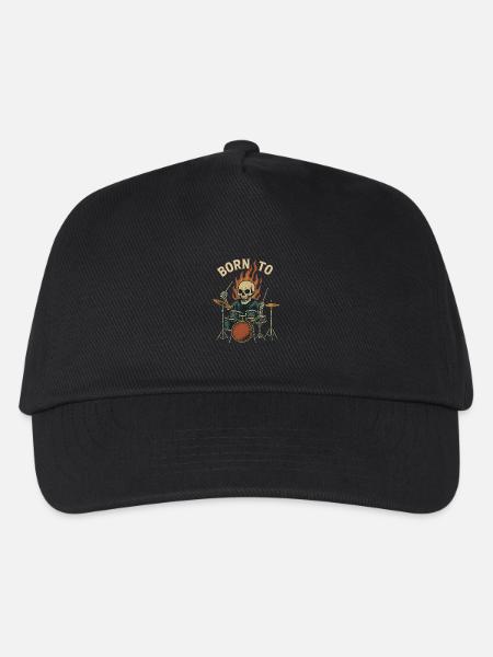 Born To Drum - Kinder Basecap - Schwarz