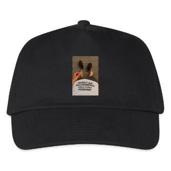 Freiheit - Kinder Basecap - Schwarz - Vorne