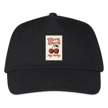 CherryCherry my baby - Kinder Basecap - Schwarz - Vorne