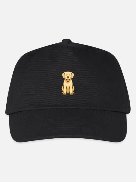 Labrador Love – Treuer Blick, großes Herz - Kinder Basecap - Schwarz