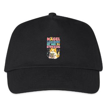 Peindre les ongles est trop stressant pour moi - Casquette de baseball Enfant - noir - Devant
