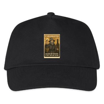 Directeur informatique - Casquette de baseball Enfant - noir - Devant