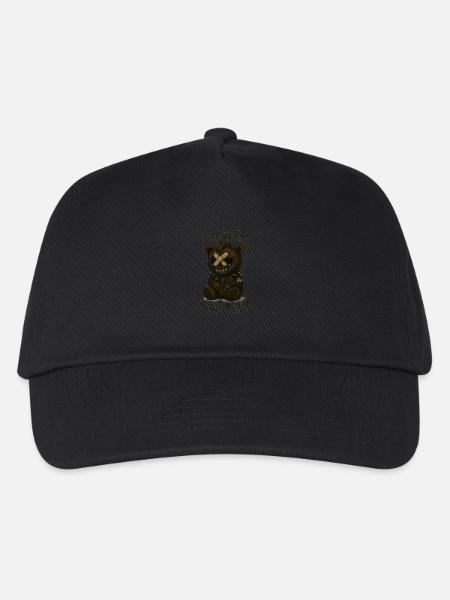 Punk - Kinder Basecap - Schwarz