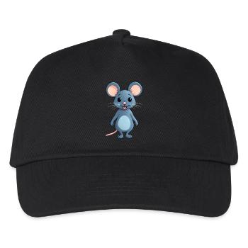 Cute Little Comic Style Mouse Mice - Kids’ Baseball Cap - black - Front