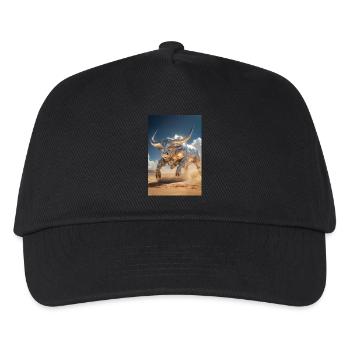 Chrome Bull Power Charge - Kids’ Baseball Cap - black - Front