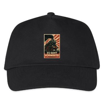 Railways Moving forward - Kids’ Baseball Cap - black - Front