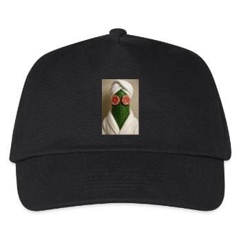 Une journée au spa au concombre a mal tourné - Casquette de baseball Enfant - noir - Devant