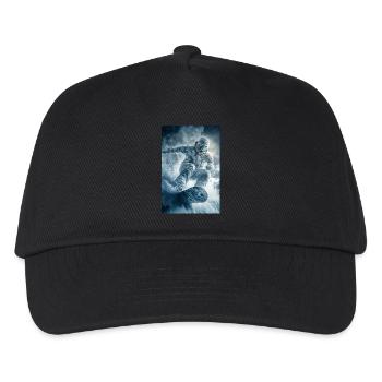 Frozen Thrill Snowboarder - Kinder Basecap - Schwarz - Vorne