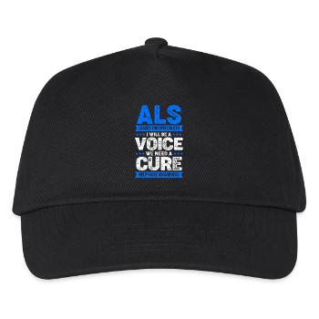 Maladie nerveuse SLA - Casquette de baseball Enfant - noir - Devant