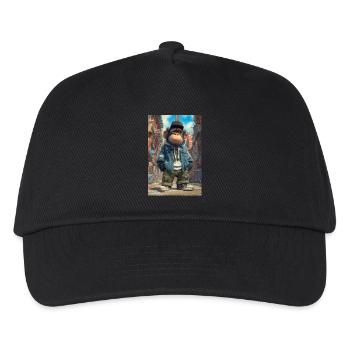 Urban Ape mit Streetstyle - Kinder Basecap - Schwarz - Vorne