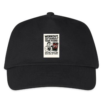 Snap Less Lift More - Kids’ Baseball Cap - black - Front