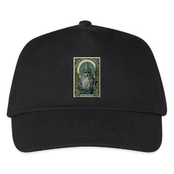 Nordischer Gott Jugendstil - Kinder Basecap - Schwarz - Vorne
