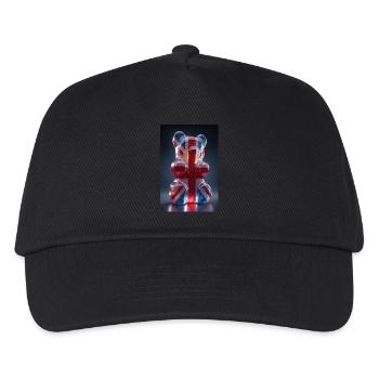Union Jack Gummibärchen - Kinder Basecap - Schwarz - Vorne