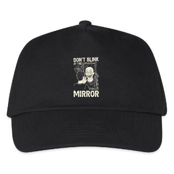 Horror Motif Mirror Image - Kids’ Baseball Cap - black - Front