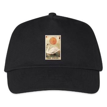 Schwäne Schwan - Kinder Basecap - Schwarz - Vorne
