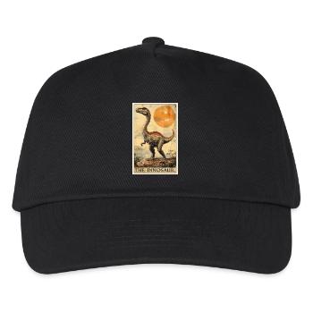 Dino Dinosaur Dinosaur - Kids’ Baseball Cap - black - Front