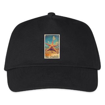 Étoile de mer Étoile de mer - Casquette de baseball Enfant - noir - Devant