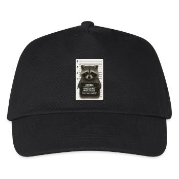 Raton laveur – vol de cœur avec un système - Casquette de baseball Enfant - noir - Devant