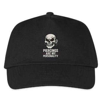 Piercing Addict Body Mod Enthusiast - Kids’ Baseball Cap - black - Front
