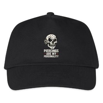 Piercing Addict Body Mod Enthusiast - Kids’ Baseball Cap - black - Front