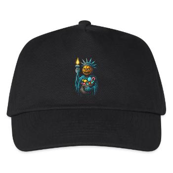 Liberty Pumpkin Halloween - Kids’ Baseball Cap - black - Front