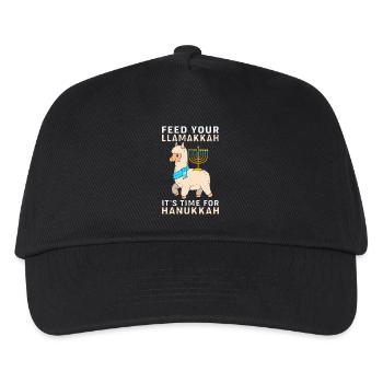 Chanukkah Hanukah Hanukkah Llama - Kids’ Baseball Cap - black - Front
