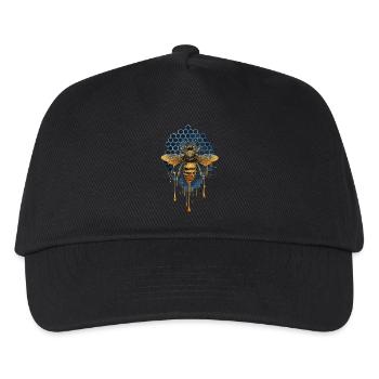 Bee golden honey - beekeeper - Kids’ Baseball Cap - black - Front