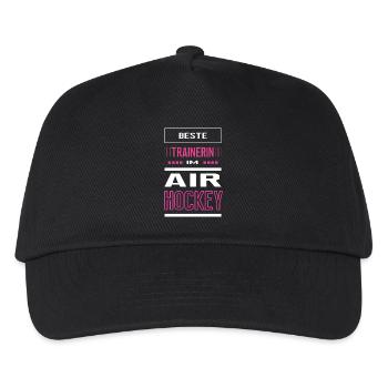 Best Air Hockey Coach Air Hockey Coach - Kids’ Baseball Cap - black - Front