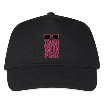 Tough Guys Wear Pink - Kinder Basecap - Schwarz - Vorne