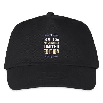 Der Eine und Einzige Psychiater – Limited Edition - Kinder Basecap - Schwarz - Vorne