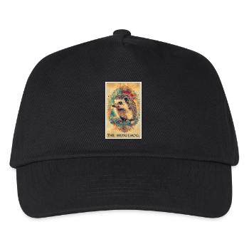 Igel - Kinder Basecap - Schwarz - Vorne