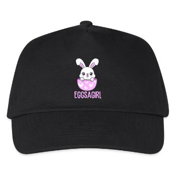 Werdende Mutter Ostern Gender Reveal - Kinder Basecap - Schwarz - Vorne
