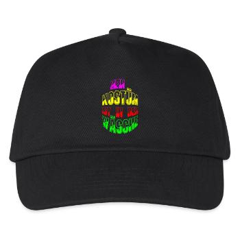 Mein Kostüm ist in der Wäsche Faschingsoutfit - Kinder Basecap - Schwarz - Vorne