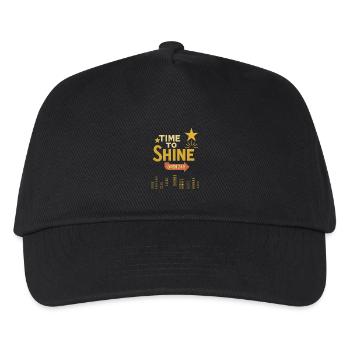 Time to Shine, Dreamcore retro-futuristic vibe. - Kids’ Baseball Cap - black - Front
