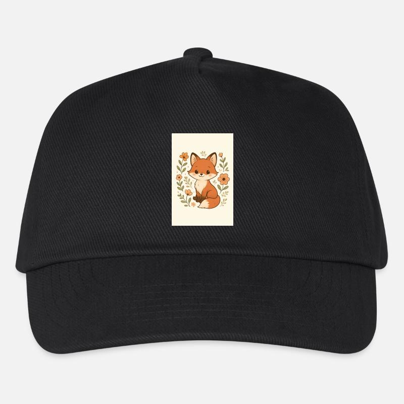 Kleiner Fuchs - Kinder Basecap - Schwarz