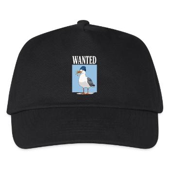 Gesucht Möwe Eiscreme Abenteuer - Kids’ Baseball Cap - black - Front