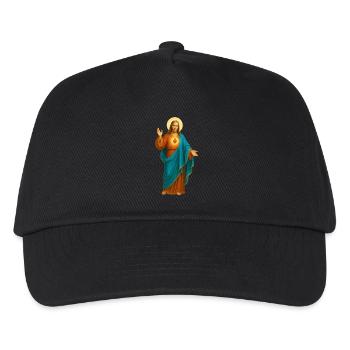 Sacred Heart Iconic Print - Kids’ Baseball Cap - black - Front