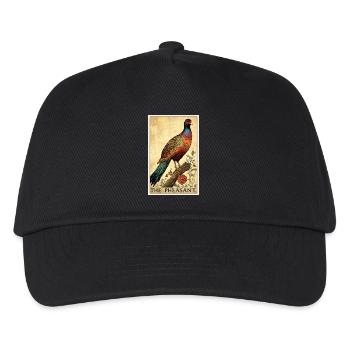 Fasane Fasan - Kinder Basecap - Schwarz - Vorne