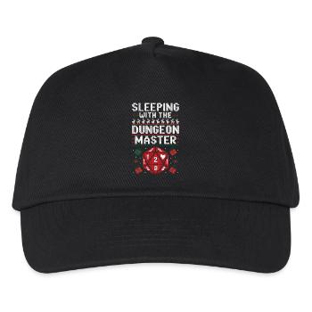 Sleeping with the DM - Funny D'n'D - Kids’ Baseball Cap - black - Front
