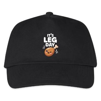 It's Leg Day Gym Cheat Day Bein Training Fitness - Kids’ Baseball Cap - black - Front