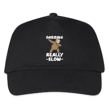 Dab sur la paresse vraiment lente - Casquette de baseball Enfant - noir - Devant
