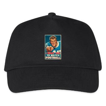 Americcna Football - Kids’ Baseball Cap - black - Front