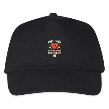 Anti-Valentine vibe - Kids’ Baseball Cap - black - Front