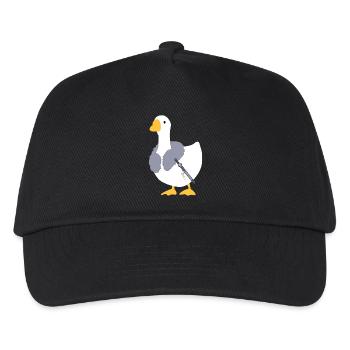 Wo sich Winde treffen – Chinesische Gans – Brunnen des Himmels - Kinder Basecap - Schwarz - Vorne